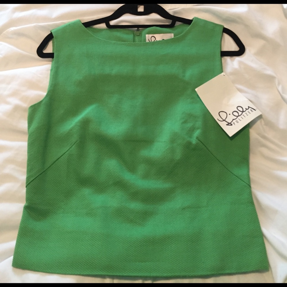 Vintage Lilly Pulitzer green top